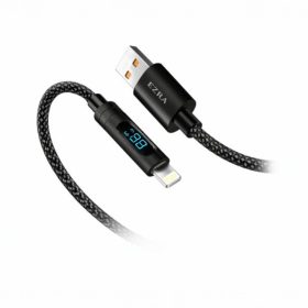 Ezra Lightning töltőkábel kijelzővel 12W - 1 m