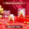 Maneki Neko napelemes szerencsehozó integető macska