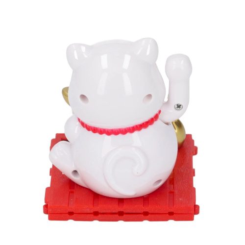 Maneki Neko napelemes szerencsehozó integető macska