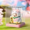 Maneki Neko napelemes szerelemhozó integető macska - 10cm