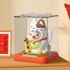 Maneki Neko napelemes békehozó integető macska - 10cm