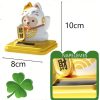 Maneki Neko napelemes pénzhozó integető macska - 10cm