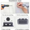 Napelemes mozgásérzékelős fali LED lámpa – 38W, 1200mAh akkumulátorral