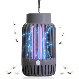   Hordozható Szúnyogriasztó Lámpa Éjszakai Fénnyel ,Elektromos Rovarcsapda –1200mAh