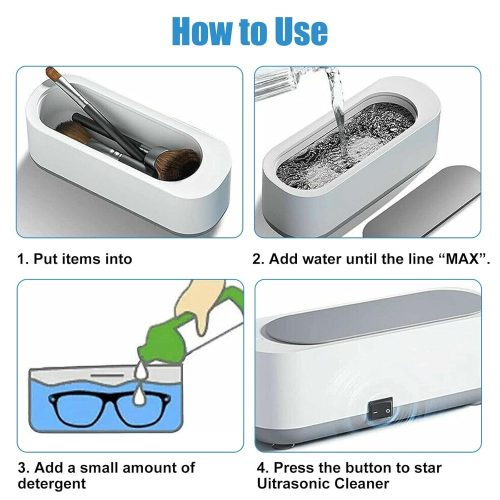 Ultrahangos tisztító – Ékszerek, órák és apró tárgyak