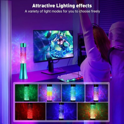 Buborékos RGB hangulatlámpa 33cm