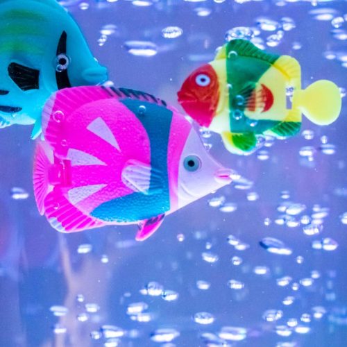 Buborékos LED hangulatlámpa 32cm