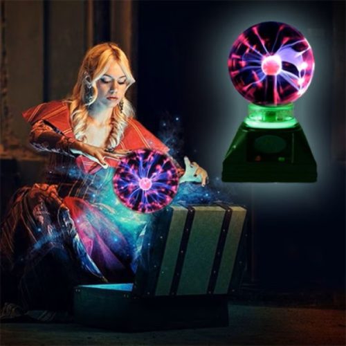 Plazmagolyós játéklámpa USB-vel -12,5x24cm