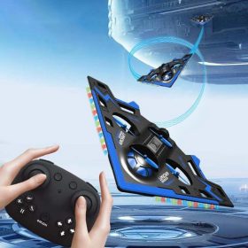 Távirányítós űrhajó játék drón LED világítással