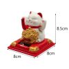Maneki Neko napelemes szerencsehozó integető macska