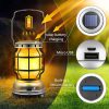 Kétfunkciós Napelemes Kemping Lámpa – Retro Design, Külső Akkumulátorral 2000mAh