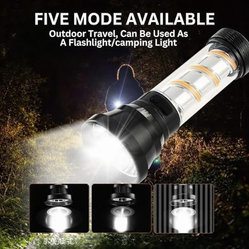 Multifunkciós  LED zseblámpa ,kemping lámpa-1200mAp