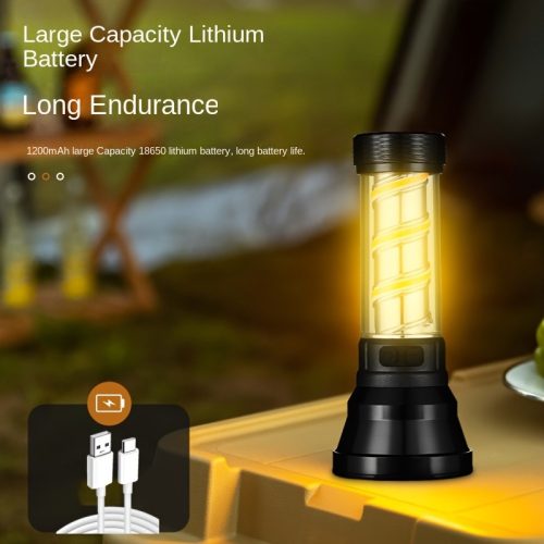 Multifunkciós  LED zseblámpa ,kemping lámpa-1200mAp