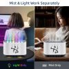 LED-es Aromaterápiás Diffúzor Párásító Távirányítóval - 700ml