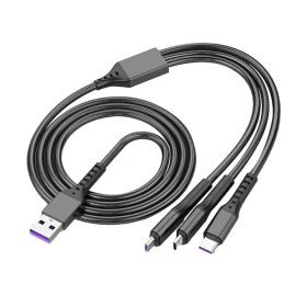 3 az 1-ben 100W Szupergyors Töltésű Adatkábel – 1,2M