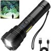 Hordozható LED zseblámpa 7 fénymóddal - 1200mAh, 990 000 lumen 1000m hatótáv