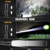 Hordozható LED zseblámpa 7 fénymóddal - 1200mAh, 990 000 lumen 1000m hatótáv