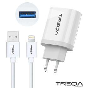 Treqa IOS Gyorstöltő Lightning Kábellel – 18W