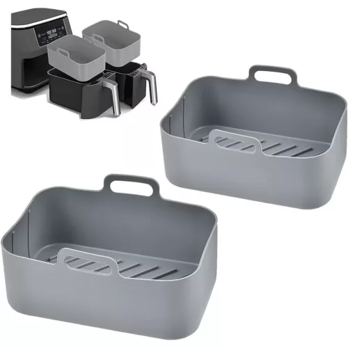 Szögletes szilikon forma forrólevegős sütőhöz 20 cm