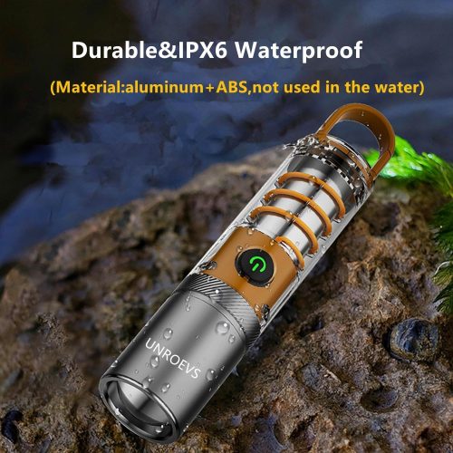 Multifunkcionális LED zseblámpa 5 fénymóddal - 1200mAh