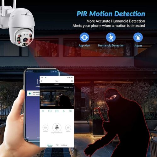 HD WiFi IP Kültéri Biztonsági Kamera-Éjjellátó