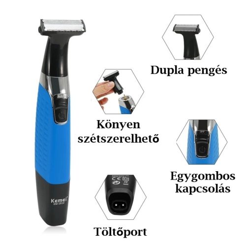 Professzionális Elektromos Trimmelő 3 az 1-ben