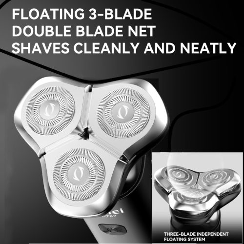 Kemei Professzionális Elektromos Borotva - USB-s, újratölthető