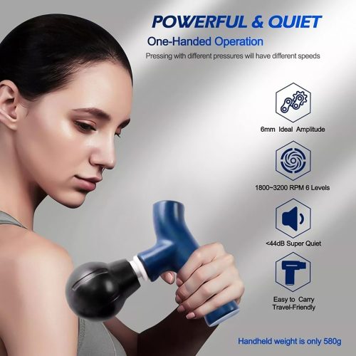 Mini Kézi Masszázspisztoly Mélyizom Masszázsra