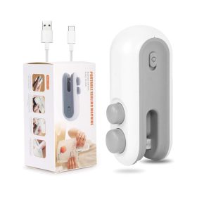   Hordozható Mini 2 az 1-ben USB Újratölthető Zacskóhegesztő és Vágó