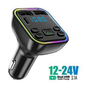 Bluetooth FM transmitter MP3 lejátszó dupla USB + PD 