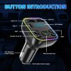 Bluetooth FM transmitter MP3 lejátszó dupla USB + PD 