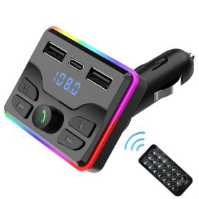   Állítható FM Transzmitter távirányítóval ,MP3 lejátszó - Dual USB + PD Töltő