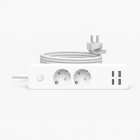   JORTAN Prémium Hosszabbító Kábel – 2 Aljzat + 4 USB port