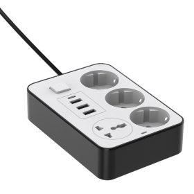 Treqa multifunkciós hosszabító kábel USB porttal-2m