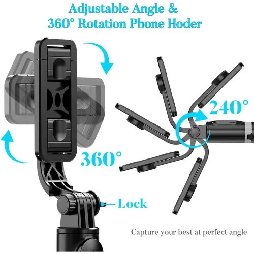 Trequa 3 az 1-ben Bluetooth szelfibot LED világítással és állvánnyal