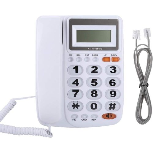 2 az 1-ben vezetékes telefon LCD kijelzővel és számológép funkcióval