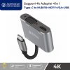 4 az 1-ben USB-C adapter 100W – 4K HDMI, VGA, USB 3.0, PD támogatással