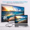 4 az 1-ben USB-C adapter 100W – 4K HDMI, VGA, USB 3.0, PD támogatással