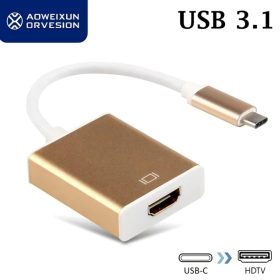 4K HDTV Adapter USB-C kábellel 20cm