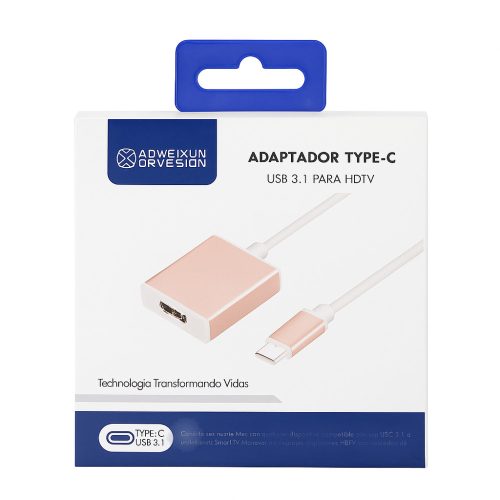 4K HDTV Adapter USB-C kábellel 20cm