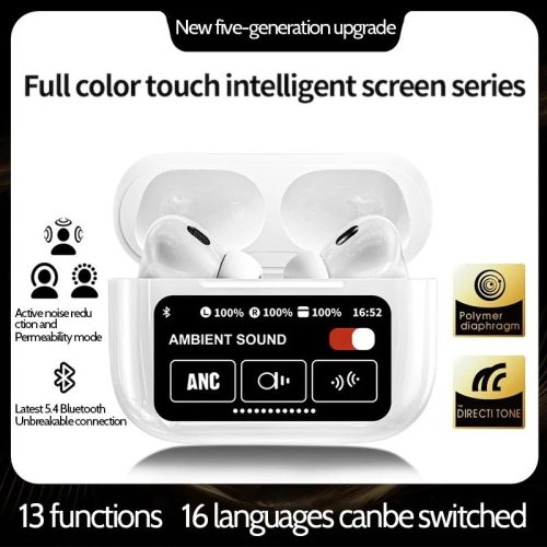 E10 MiPods ,TWS Bluetooth Gamer Fülhallgató LCD kijelzővel