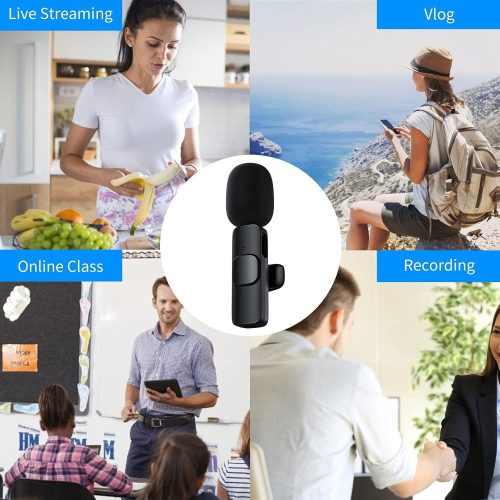 Csiptetős Vezeték Nélküli Mikrofon 2db-Type C