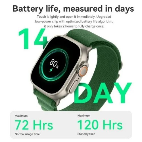 Ultra 9 Max Multifunkciós Okosóra – Érintőkijelzős (Felbontott, új állapotú)