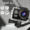 1080P HD Akciókamera, Vízálló, WiFi