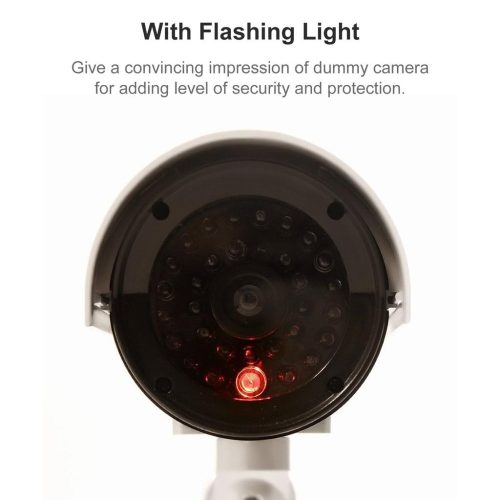 Biztonsági álkamera villogó LED-del