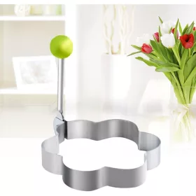 Tükörtojás forma, Virág 9,5cm