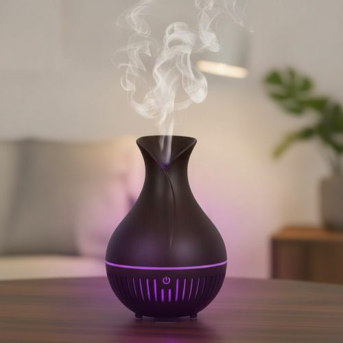 Ultrahangos Vázás LED aroma diffúzor, két színben - 160ml