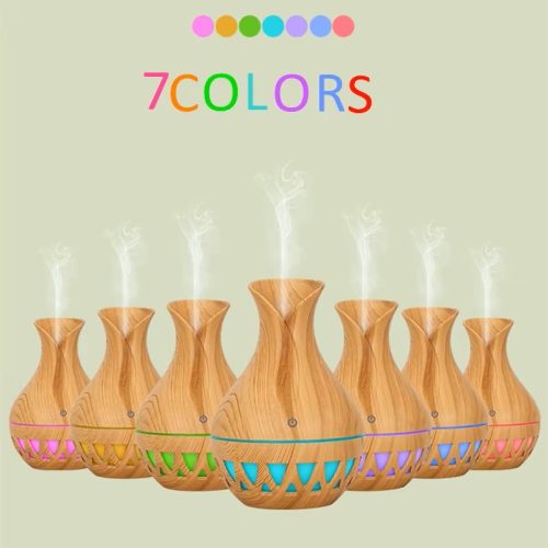 Ultrahangos Vázás LED aroma diffúzor, két színben - 160ml