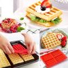 4 adagos szilikon gofri, waffel sütőforma