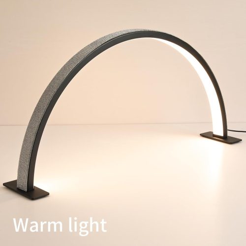 Félholdas asztali manikűr lámpa csillogó díszítéssel 58,5cm